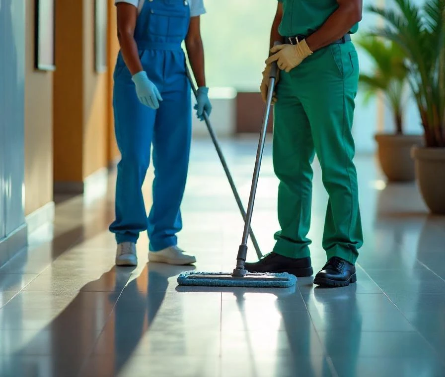 AYB team delivering professional cleaning services in Melbourne